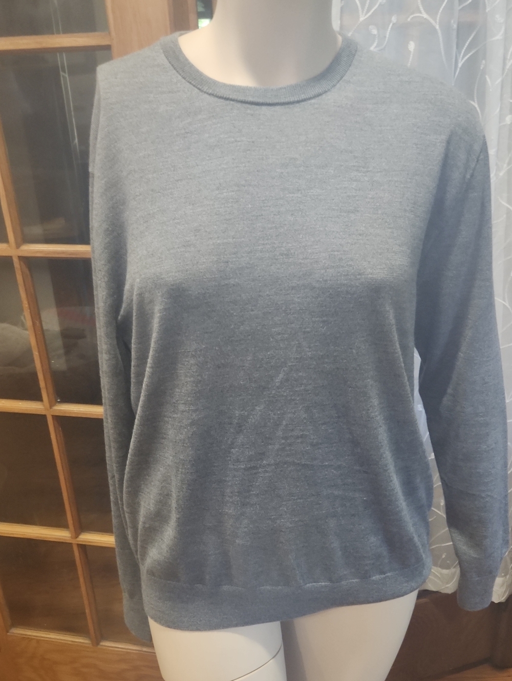Grey Calvin Klein soft wool sweater